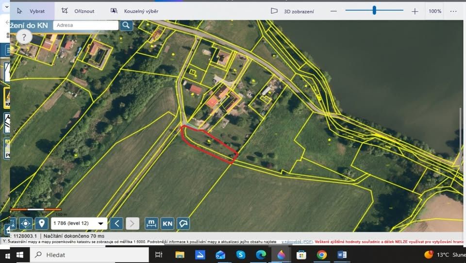 Stavební pozemek 1 297 m² – Polom u Hranic Prodej slunného p