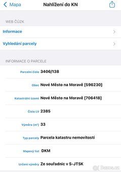 Nabízím stavební pozemek v atraktivní lokalitě Nad Městem v 