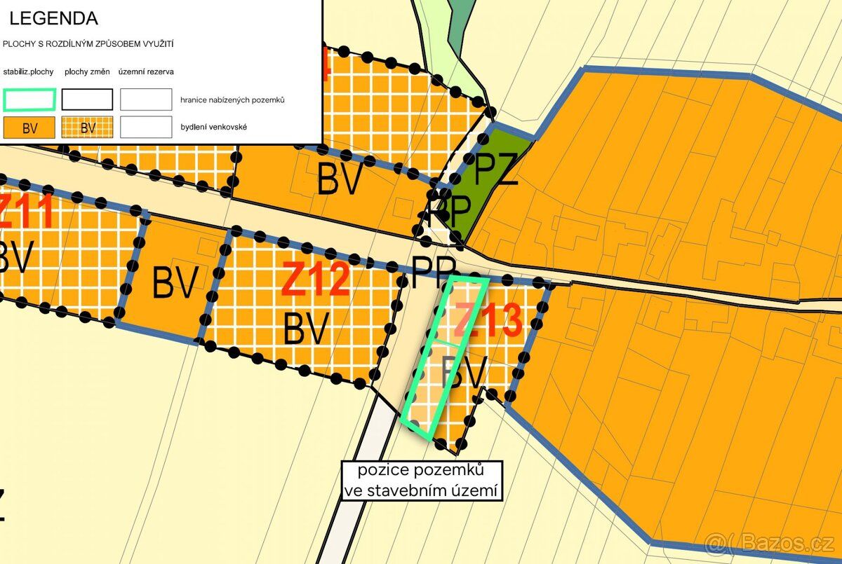 Nabízím k prodeji vlastnictví 1/2 na stavebních pozemcích v 