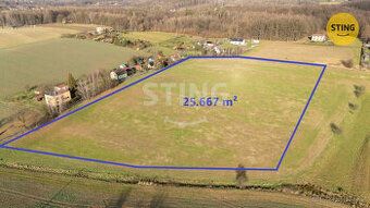 Nabízíme Vám k prodeji pozemek o celkové výměře 25.667 m2 v 