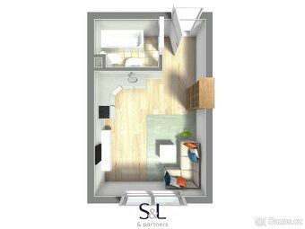Ev.č. 01655 Nabízíme k pronájmu garsonku o výměře 20 m², kte