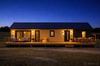 Prodám nový mobilní dům (mobilheim) o dispozici 4+kk a užitn