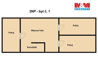 Nabízíme k prodeji rodinný dům se dvěma bytovými jednotkami 