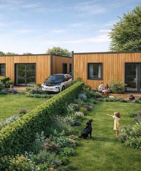 Nabízíme k prodeji pozemek s projektem výstavby šesti modulo