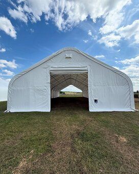 Plachtová montovaná hala - 12,2 x 15,25 x 6,4 m - Agro Dabak