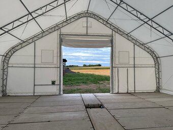 Plachtová montovaná hala - 12,2 x 15,25 x 6,4 m - Agro Dabak