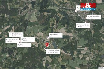 Nabízíme možnost koupě pozemku k bydlení o výměře 2291 m² v 