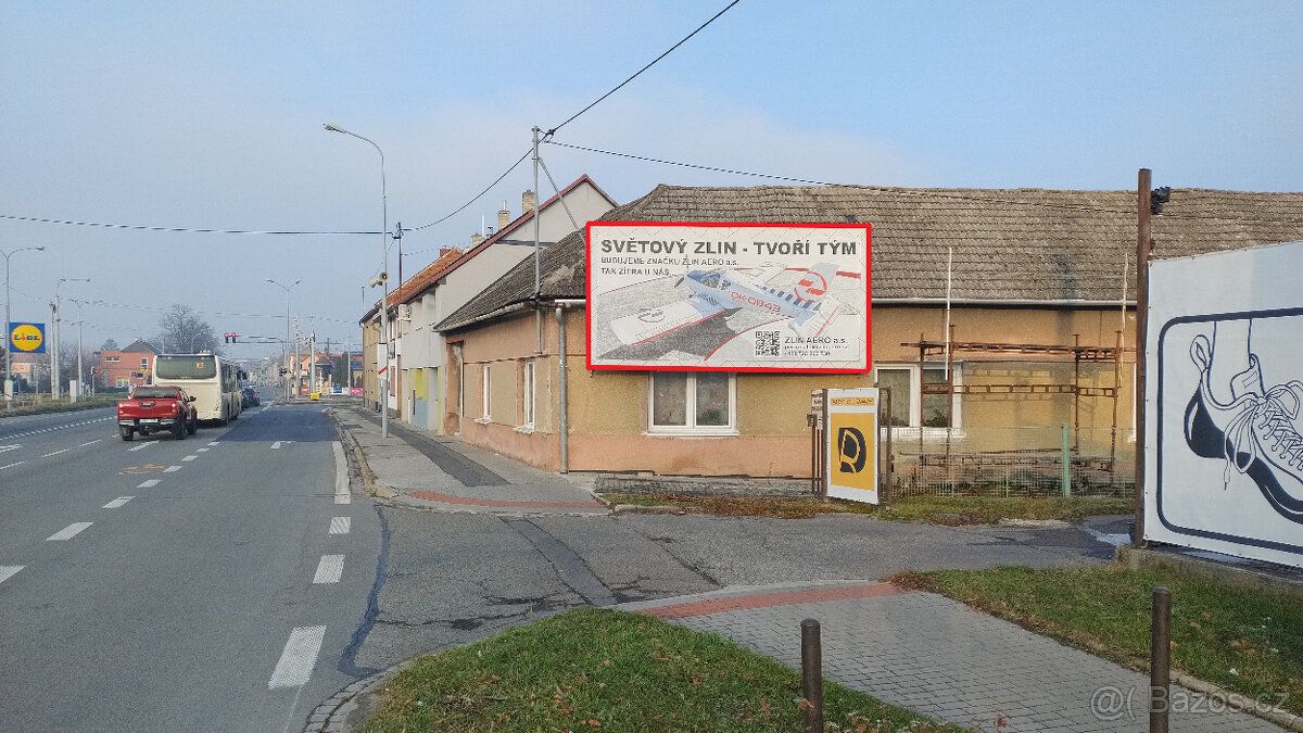 Nabízím reklamní plochu k pronájmu 510 x 240 cm (Eurobillboa