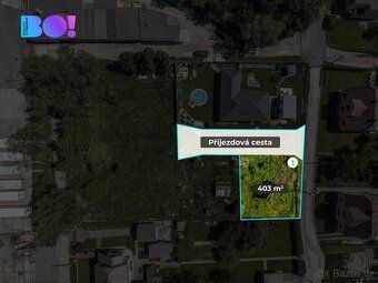 BO! Nabízíme k prodeji stavební pozemek o výměře 403 m² v kl