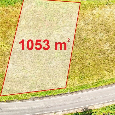 Tři pozemky od 980 - 1050 m2 určené pro výstavbu v obci Vojt