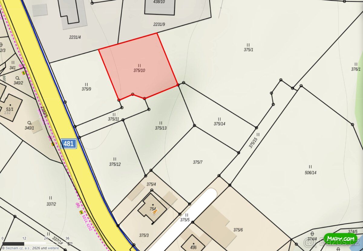 PRODEJ STAVEBNÍHO POZEMKU V HUTISKU - SOLANCI 1012 m2+75m2 p
