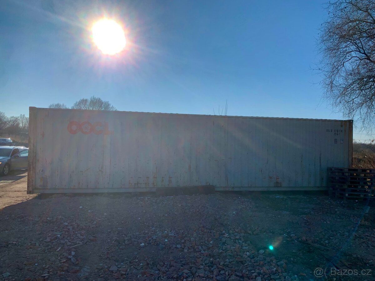Nabízím k pronájmu lodní kontejner 40’ High Cube – suchý, uz