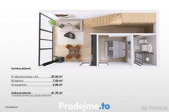 Ev.č. 100237 Pozemek 1 000 m² a moderní dřevěný loft na klíč