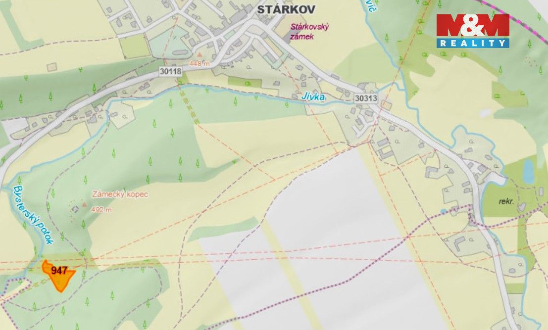 Nabízíme k prodeji louku o rozloze 1899 m² v katastrálním úz