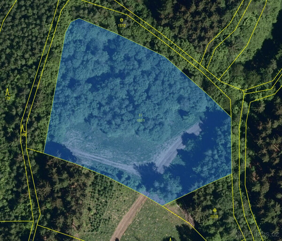 trvalý travní porost parcela 157/1 výměra 7915m2, ostatní pl