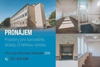Nabízíme pronájem kancelářských prostor v 1 patře v hlídaném
