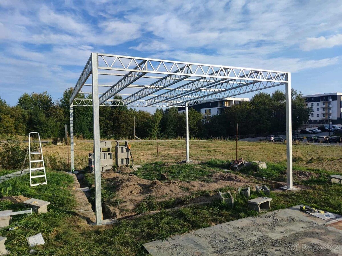 Popis produktu Přístřešek 6x6x3. Výrobek je nový. Na fotogra