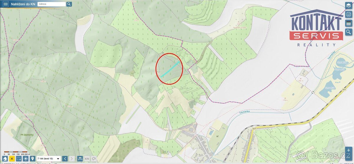 Ev.č. VŠ-8151 Severně od malebné vinařské obce Kobylí v okre
