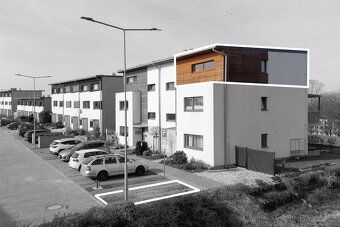 Ev.č. 00029 Pronájem bytu 3+kk (61 m²) s terasou (9 m²) v Bu