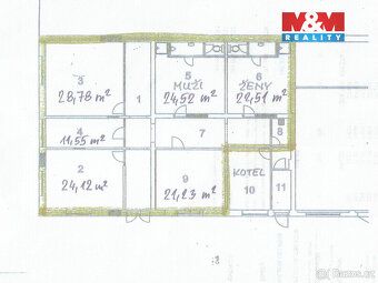 Pronájem nebytového prostoru o celkové výměře 173m2. Jedná s