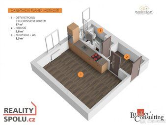Pronájem, byty/1+kk, 27 m2, Jáchymovská, Karlovy Vary, Karlo