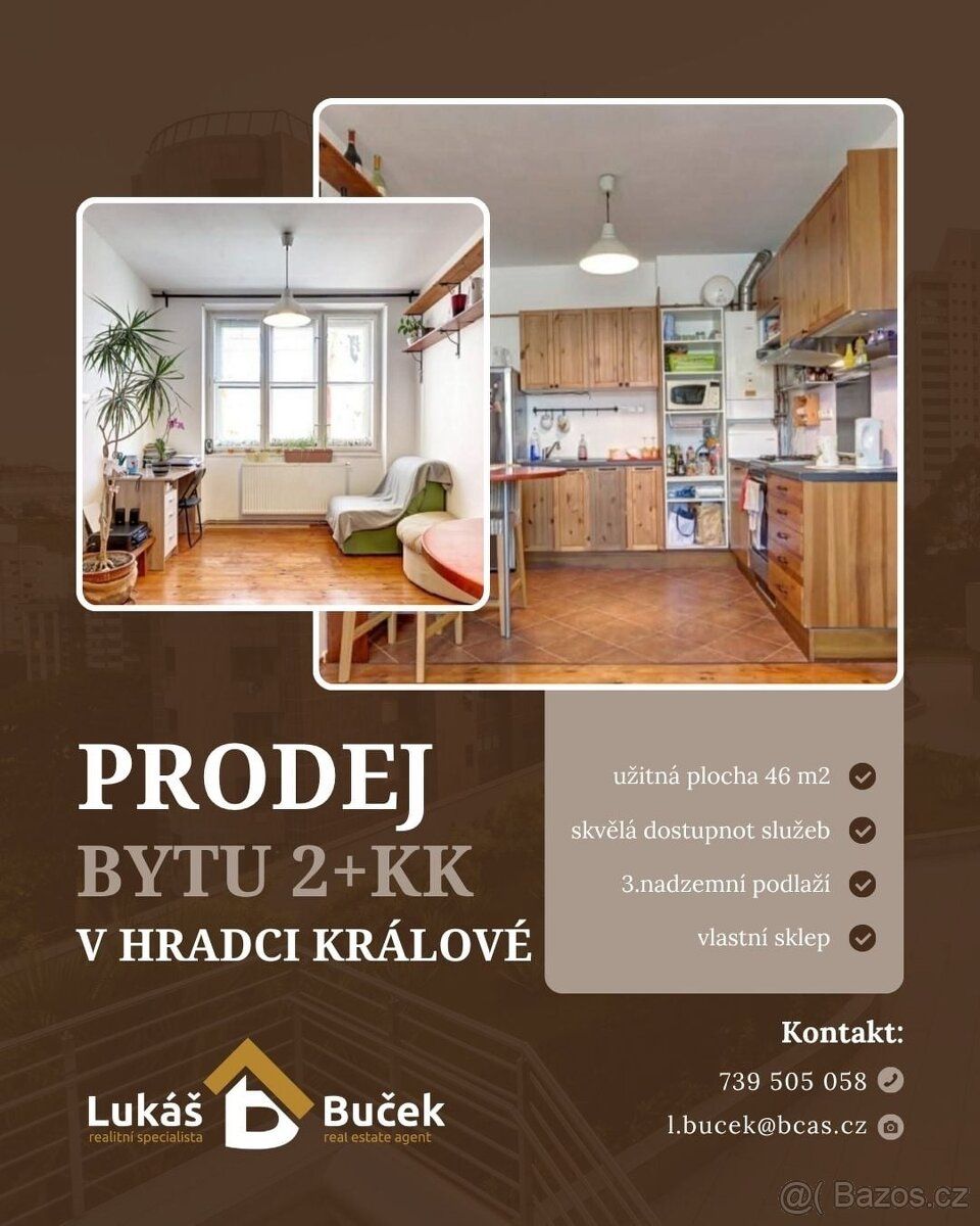 Nabízíme ke koupi bytovou jednotku o dispozici 2+kk s prosto