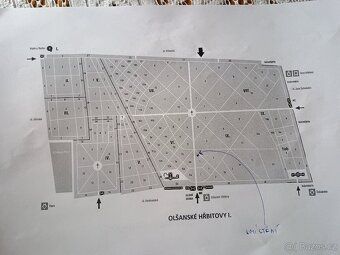 Hrobka je velmi blízko hlavního vchodu,umístění viz foto,odd