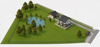 Prodám prostorný stavební pozemek o výměře cca 3 500 m² v ob