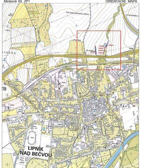 Prodám, pronajmu 1040 m2 pozemků 3705/3/4/5/6, 3703, Lipník 