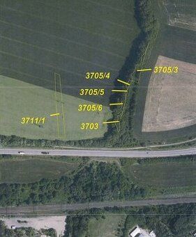 Prodám, pronajmu 1040 m2 pozemků 3705/3/4/5/6, 3703, Lipník 
