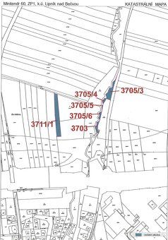 Prodám, pronajmu 1040 m2 pozemků 3705/3/4/5/6, 3703, Lipník 