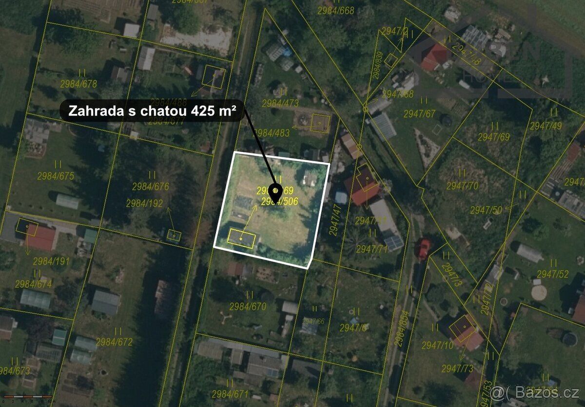 Nabízím k prodeji zahradu v zahrádkářské kolonii Minerálka T