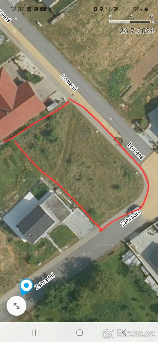 Nabízím dlouhodobý pronájem pozemku 700m2(20×35m) v obci Pus