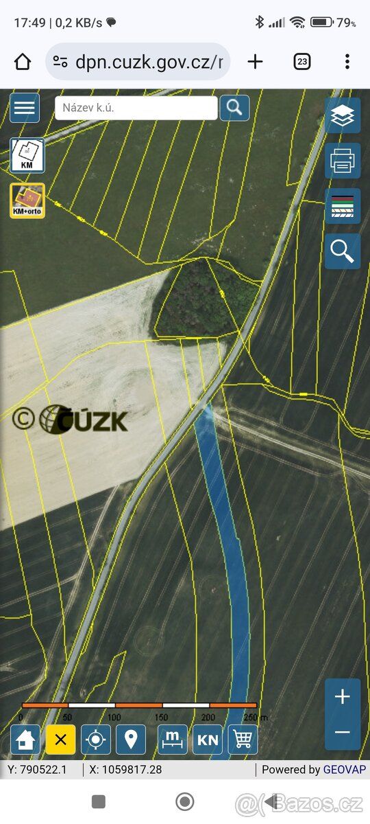 Pronajmu 2 pole v k.ú. Týček u Zbirohu. Každé pole má rozloh