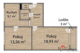 Prodej, byty/2+1, 52 m2, Žižkova 2444/3, 35201 Aš, Cheb [ID 