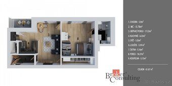 Prodej, byty/2+kk, 57.72 m2, Fučíkova 458/1, Vyškov-Předměst