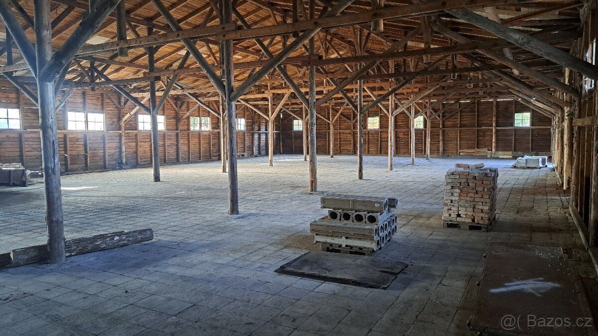 Hala k pronájmu, Mikulovice, 650m2 Nová střecha, elektřina, 