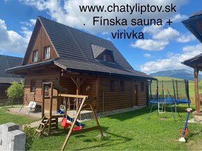 Máme v ponuke 2 troj spálňovej chaty Drevenice 200 metrov od