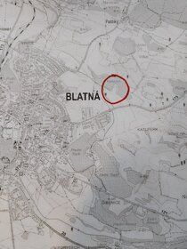 Prodám pozemky u města Blatná. Jedná se o soubor pozemků s p