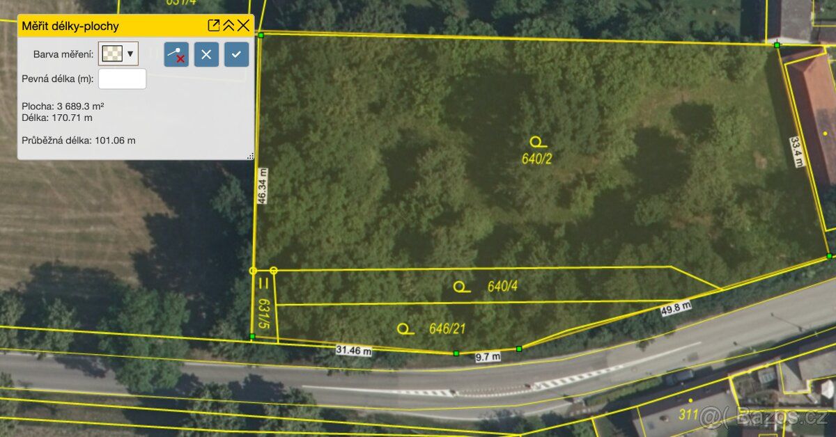 Pronajmu zahradu cca 3700 m2. Na ovce i zeleninu. (ovocné a 