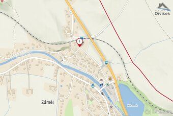 Nabízíme k prodeji stavební pozemek u vlakové zastávky v Zám