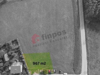 Nabízíme k prodeji krásný stavební pozemek o rozloze 967 m² 