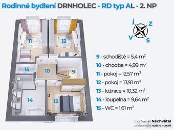 Novostavba rodinného domu 5+kk – klidná jihomoravská obec ob
