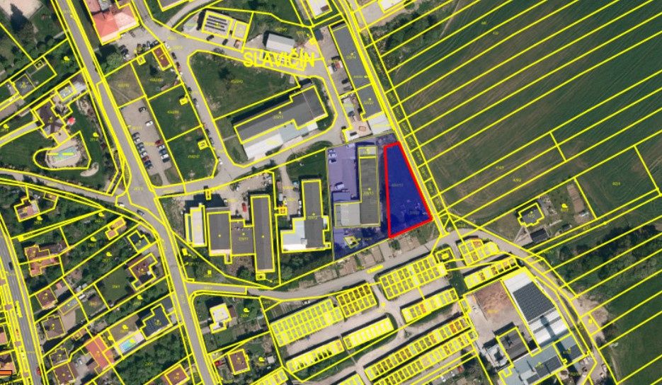 prodej stavebního pozemku ve Slavičíně. cca 1000 m2 pozemek 