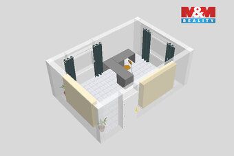 Nabízíme k pronájmu kancelář o výměře 29 m² s prostornou spo
