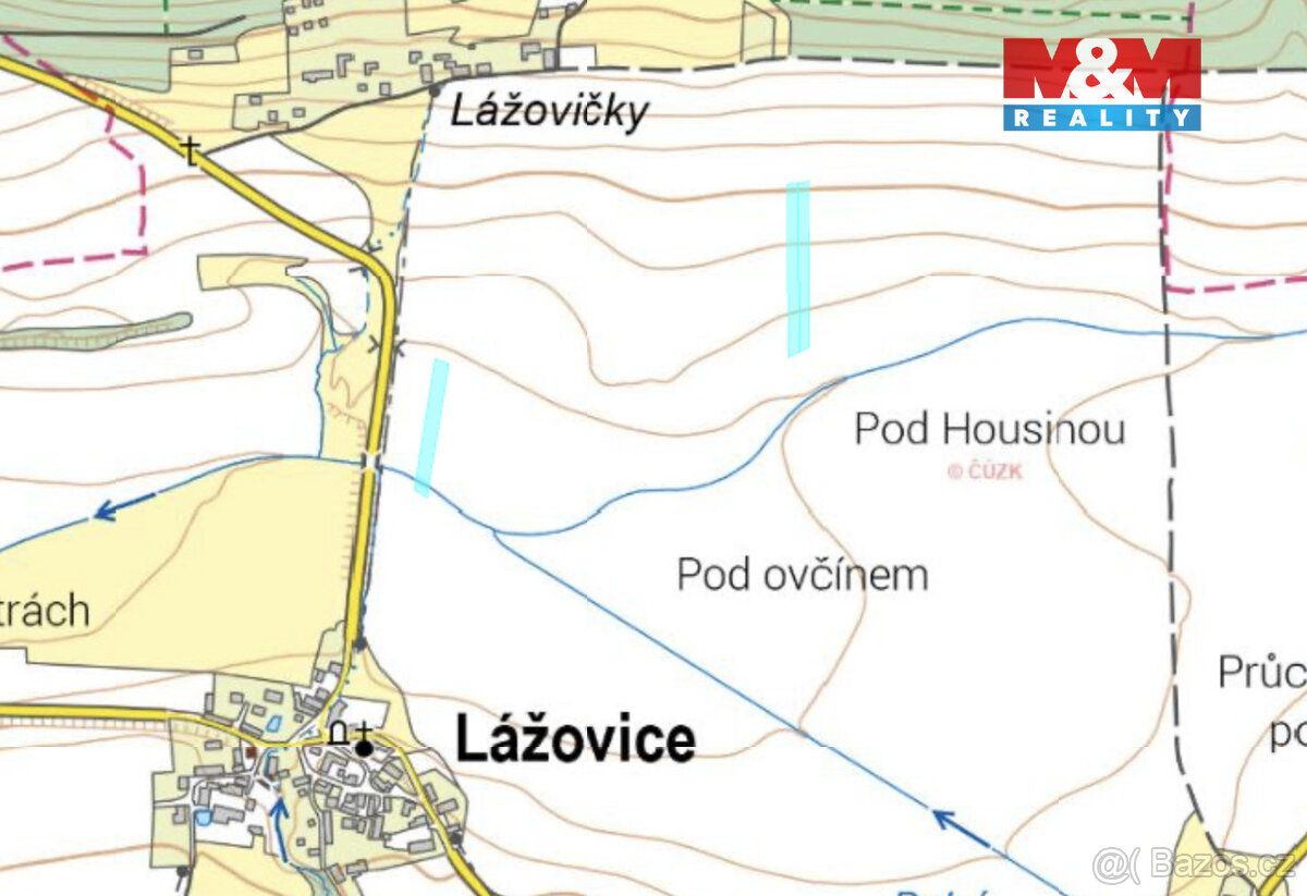 Nabízíme k prodeji atraktivní soubor 5 pozemků o celkové plo