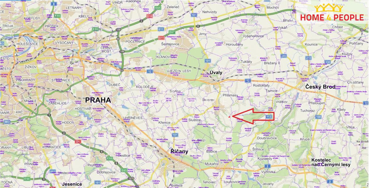 , Zprostředkujeme Vám prodej pozemku v obci Hradešín, Praha 