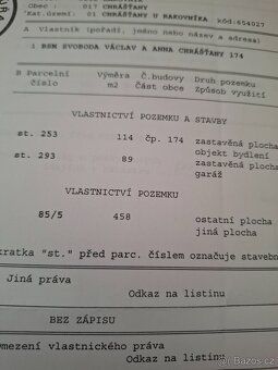 Prodej rodinného domu 8+1 se 2 garážemi a dílnou – Chrášťany