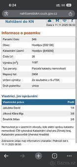 Nabízím k prodeji svůj 1/4 spoluvlastnický podíl na pozemku 