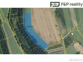 Orná půda - p.č. 417 - 17.040 m2 - p.č. 394/1 - 19.721 m2 U 